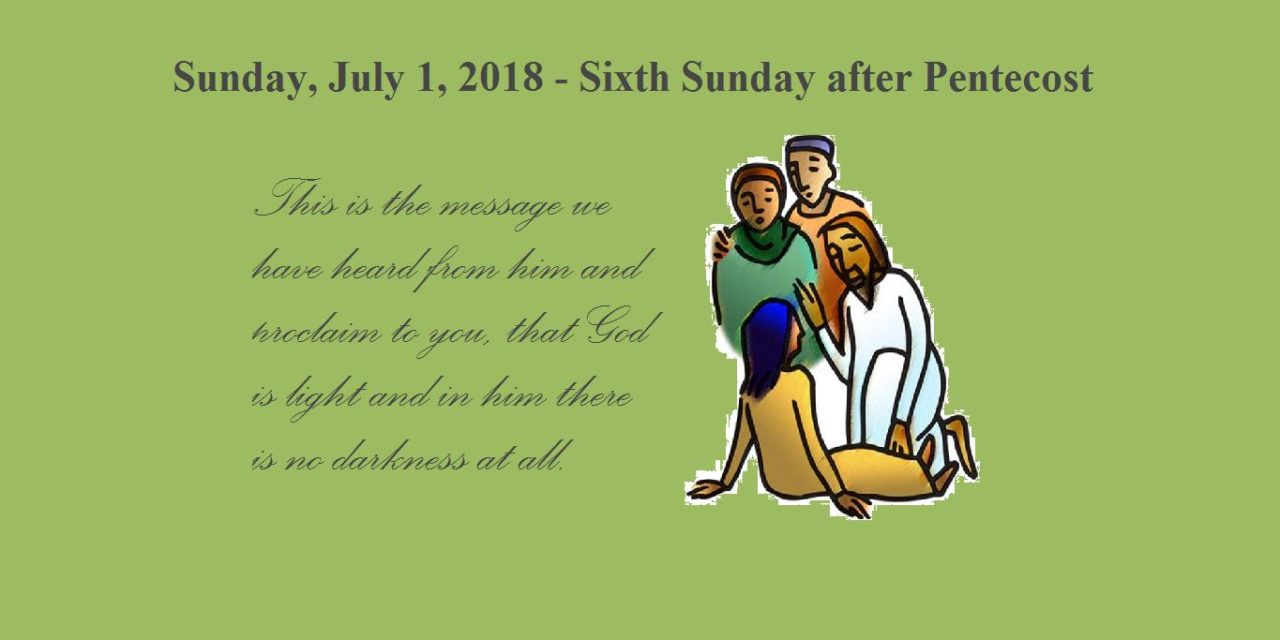 Bulletin for Sunday, July 1st, 2018