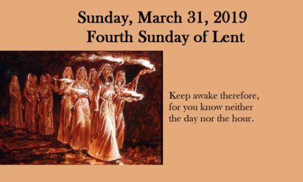 Sunday, March 31, 2019