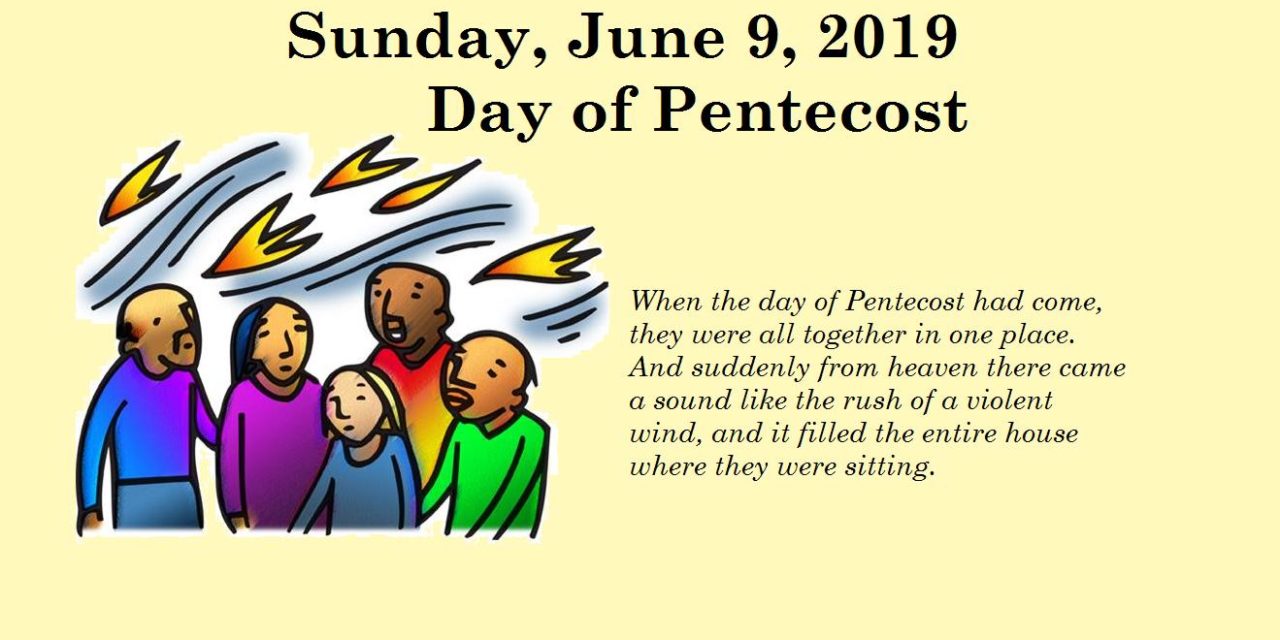 Sunday, June 9, 2019