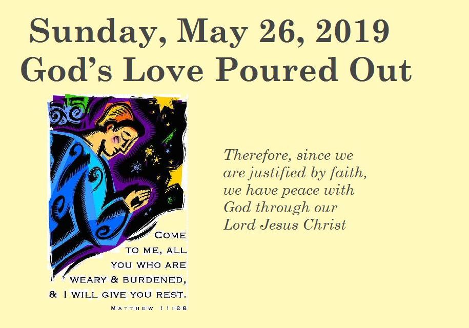 Sunday, May 26, 2019