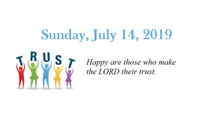 Sunday, July 14, 2019