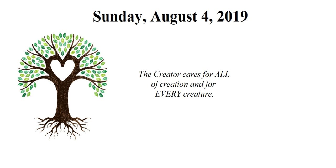 Sunday, August 4, 2019