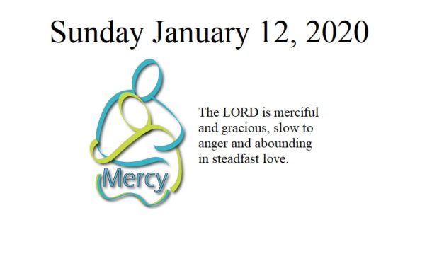 Sunday, January 12, 2020