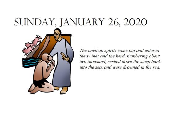 Sunday January 26, 2020