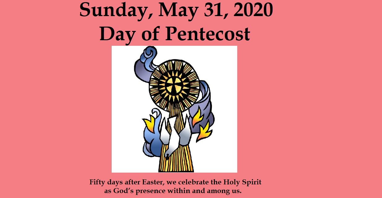 Sunday, May 31, 2020