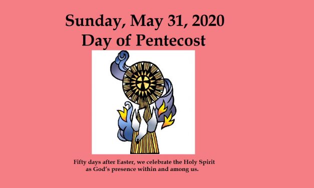 Sunday, May 31, 2020