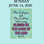 Sunday June 14, 2020
