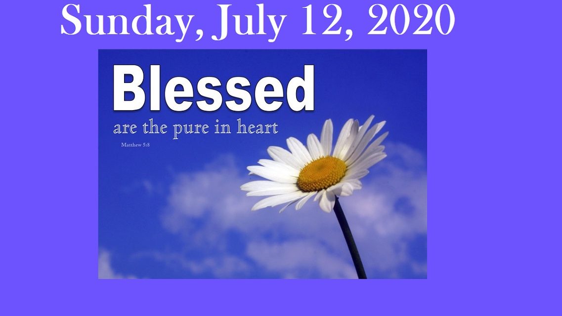 Sunday July 12, 2020