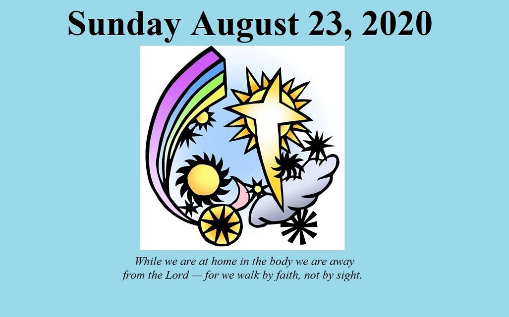 Sunday August 23, 2020