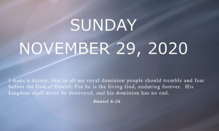 Sunday November 29, 2020