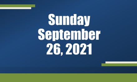 Sunday September 26, 2021