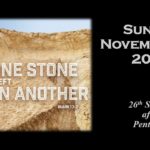 Sunday November 17, 2024 ~ 26th Sunday after Pentecost