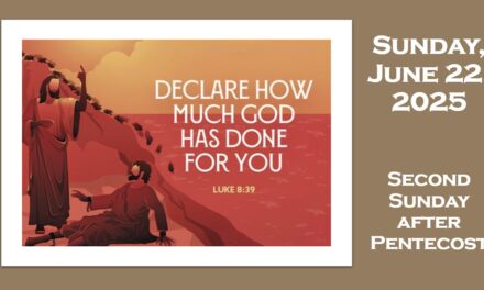 Sunday, June 22, 2025, Second Sunday after Pentecost ~ Pollinator Sunday