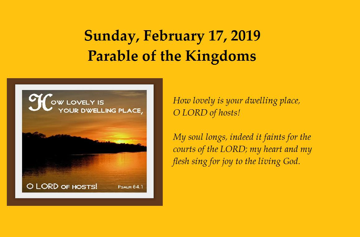 Sunday February 17 2019 Bethesda Lutheran Church Of Malmo Mn