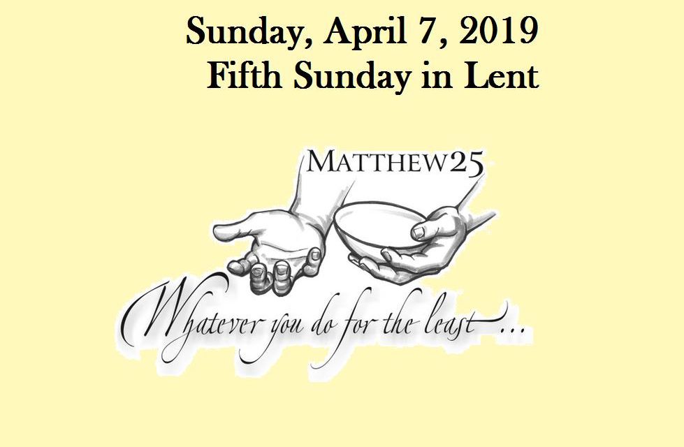 Sunday April 7, 2019
