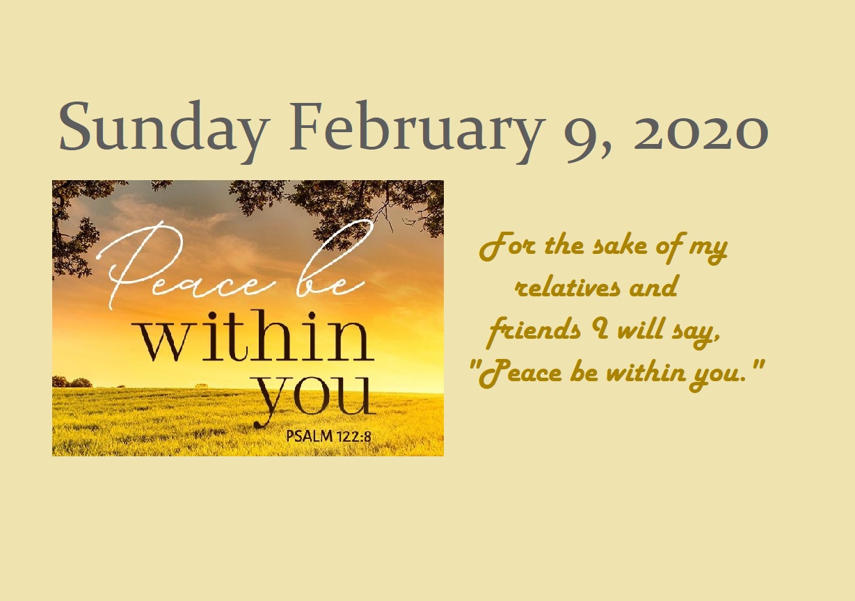 sunday 9 feb