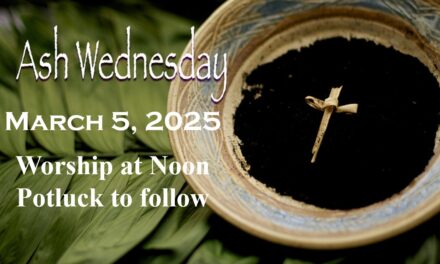 March 5, 2025 ~ Ash Wednesday