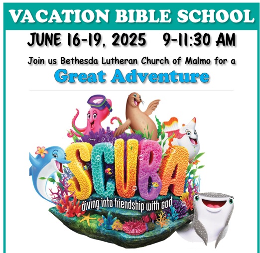 Vacation Bible School – June 16-19, 2025