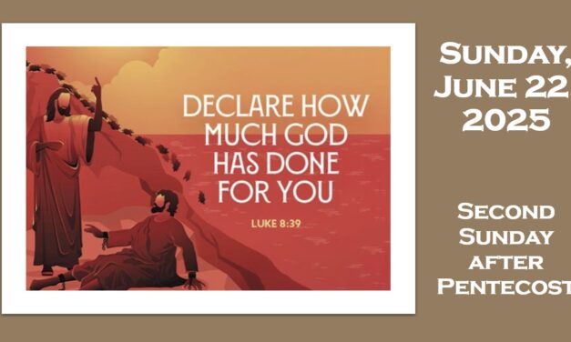 Sunday, June 22, 2025, Second Sunday after Pentecost ~ Pollinator Sunday