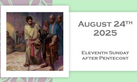Sunday, August 24, 2025 – 11th Sunday after Pentecost