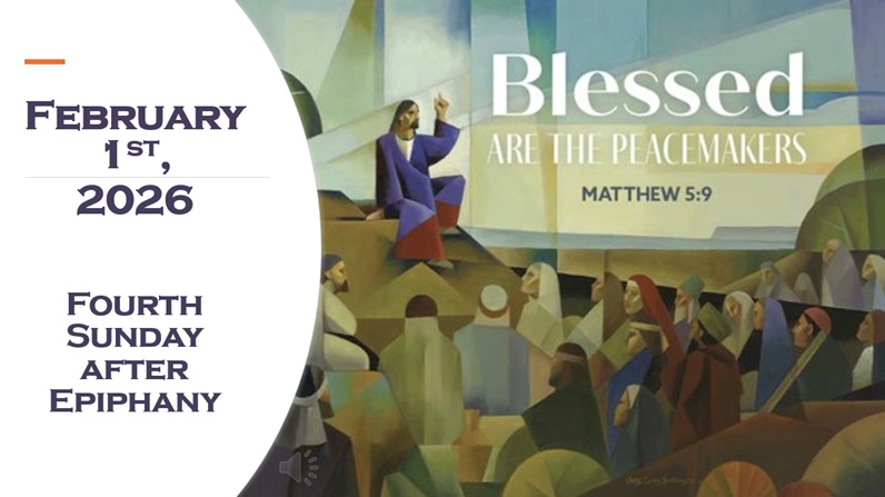 Sunday, February 1, 2026 – 4th Sunday after Epiphany