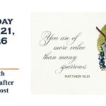 Sunday, June 21, 2026 ~ Fourth Sunday after Pentecost
